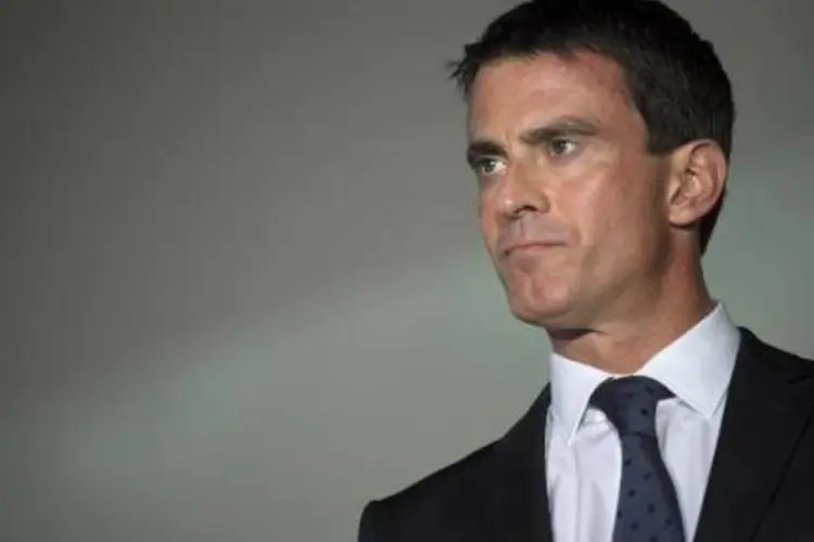 O premiê da França, Manuel Valls: Valls perde popularidade no país (Martin Bureau/AFP)