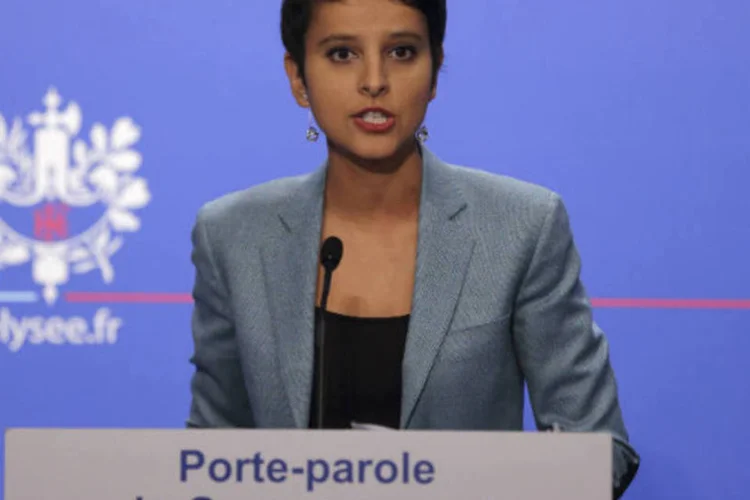 "A França continua sendo um valor seguro, na segunda posição, atrás apenas da Alemanha", declarou a porta-voz do Executivo francês, Najat Vallaud-Belkacem ( REUTERS/Philippe Wojazer)