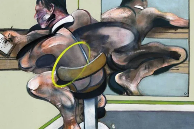 Francis Bacon, ''Figure writing reflected in mirror'' (Divulgação/Imovelweb)