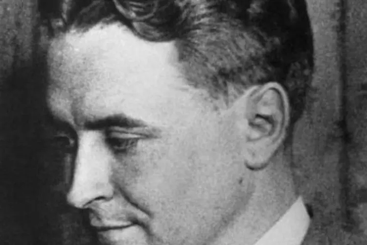 O escritor americano Francis Scott Fitzgerald (1926) (©afp)