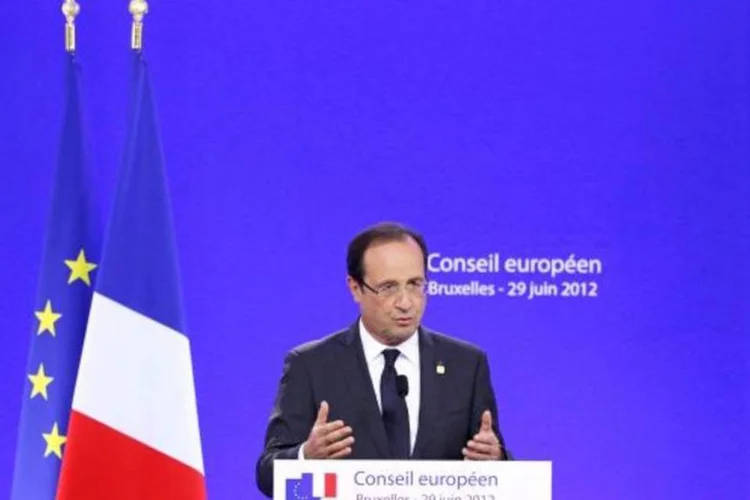 François Hollande: relatório de finanças mostra a saúde da economia francesa no novo governo (François Lenoir/Reuters)