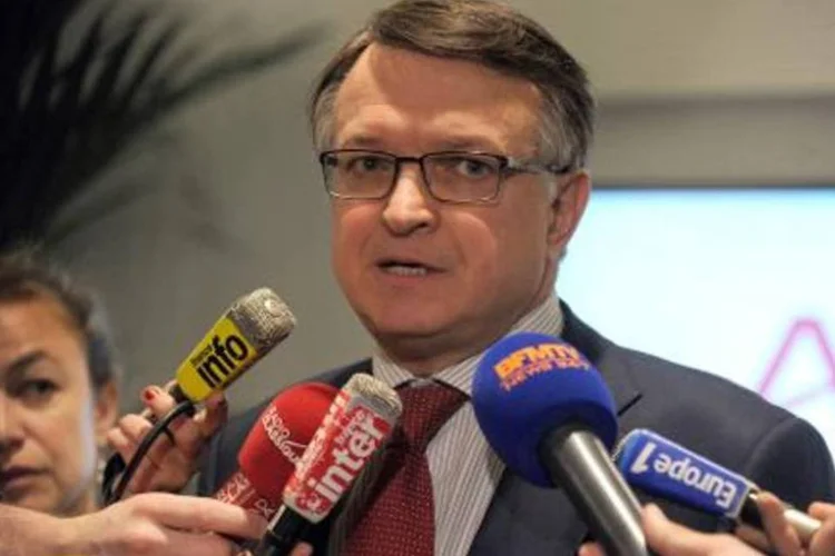 O diretor de Recursos Humanos da Areva, François Nogué: grupo pretende reduzir a parcela de gastos com funcionários em "15% na França e 18% em nível mundial" (Eric Piermont/AFP)