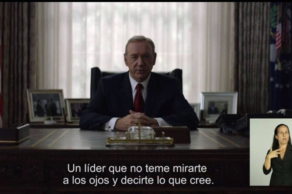 Underwood de House of Cards conversa com Macri pelo Twitter