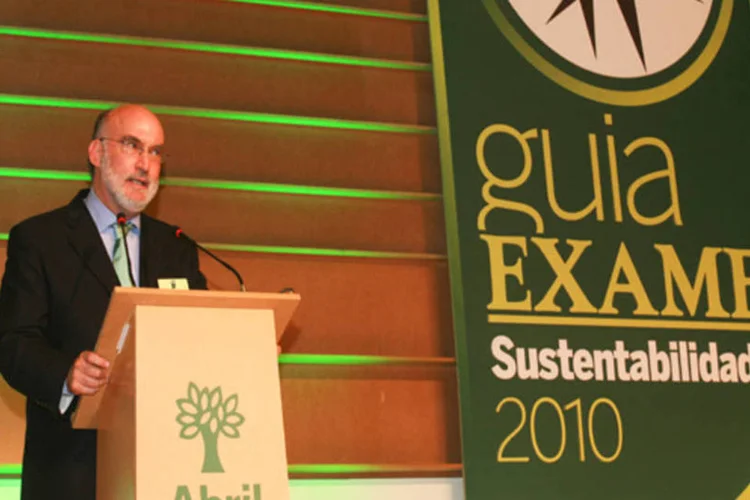 Presidente da Alcoa, empresa sustentável de 2010, disse que o prêmio significa "enorme" responsabilidade de continuar no caminho (Cláudio Rossi/EXAME.com)