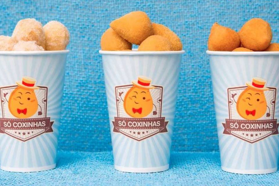Franquia Só Coxinhas custa 130 mil reais