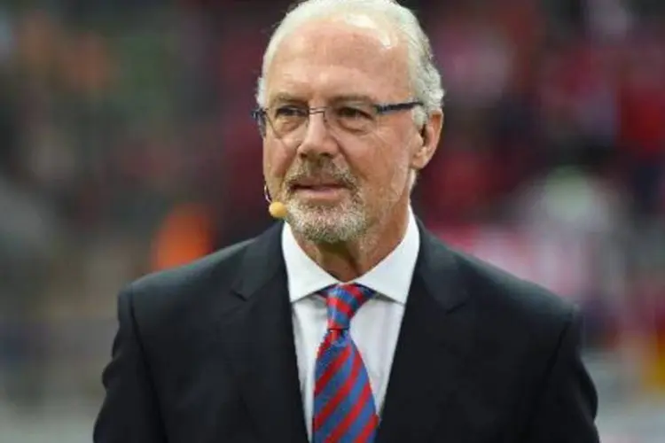 
	Franz Beckenbauer: ele &eacute; suspeito de lavagem de dinheiro
 (Patrik Stollarz/AFP)