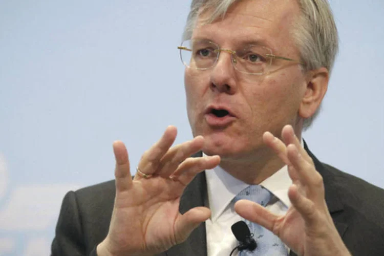 
	Christoph Franz: o executivo deve deixar a empresa alem&atilde; quando encerrar seu contrato no fim de maio para se juntar a farmac&ecirc;utica Roche
 (Nadine Hutton/Bloomberg)