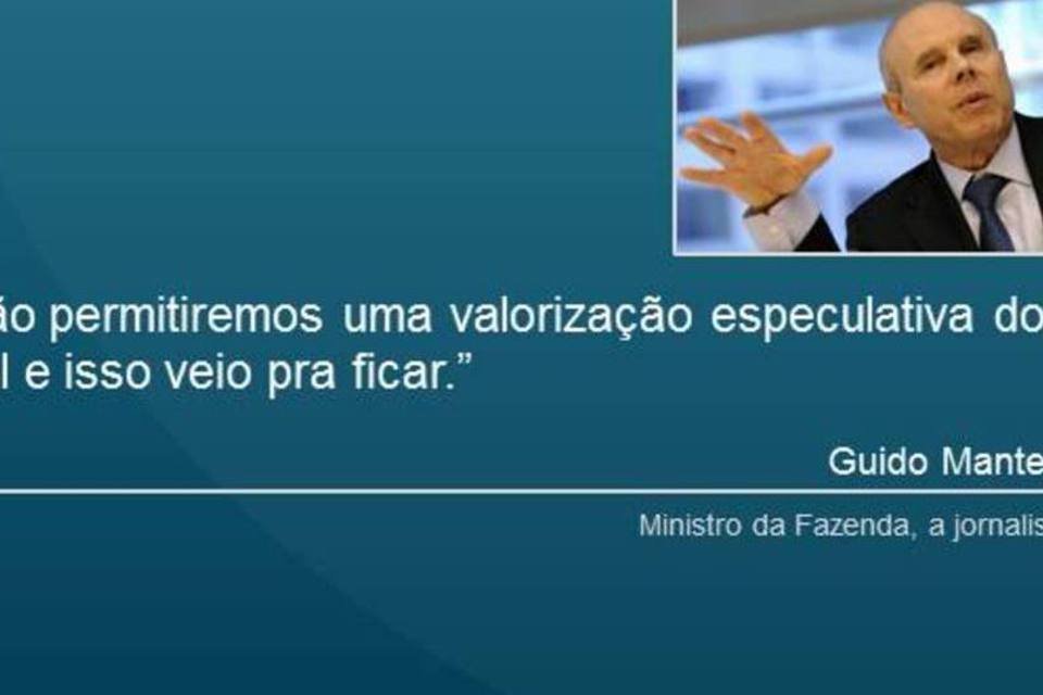 7 frases de Mantega sobre o dólar nos últimos 7 meses