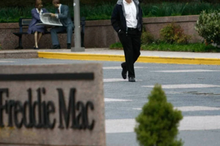 Fachada do prédio da Freddie Mac: apesar da ajuda federal, as financeiras acumularam perdas nos últimos meses (.)