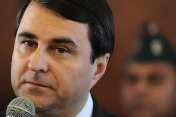 O novo presidente paraguaio Federico Franco: a ONG também falou em defesa das "garantias constitucionais" em matéria de liberdade de imprensa (Norberto Duarte/AFP)
