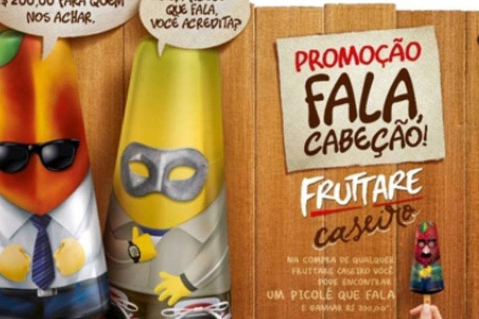 Kibon usa picolés falantes em promoção