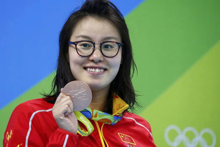 Fu Yuanhui:  (David Gray / Reuters)