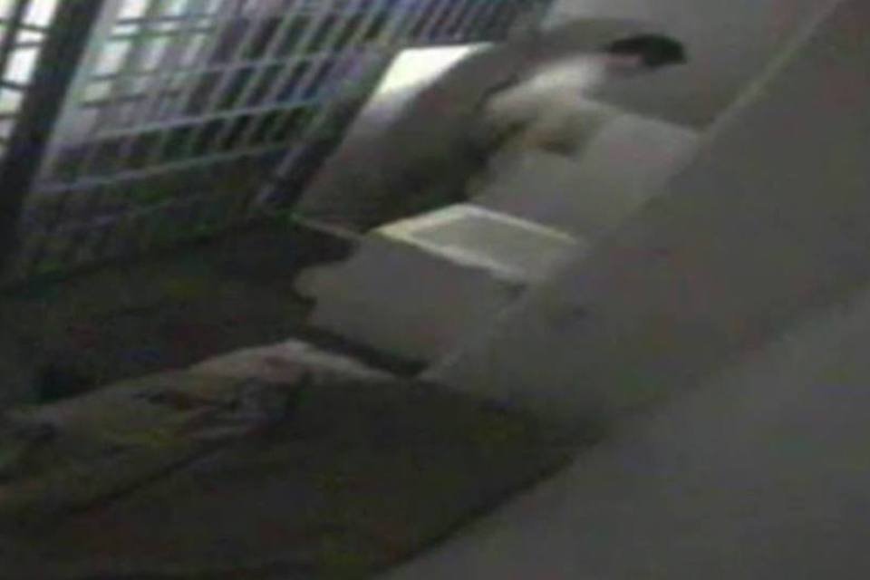 México exibe vídeo da fuga de "El Chapo"