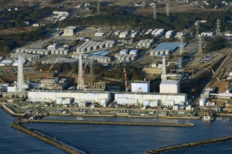 
	Vista a&eacute;rea mostra a usina nuclear Fukushima Daiichi, da empresa Tepco, que foi abalada pelo tsunami em mar&ccedil;o de 2011, no Jap&atilde;o
 (REUTERS/Kyodo)