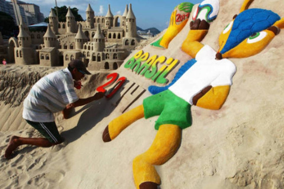 Rio se divide em decorações contra e a favor da Copa