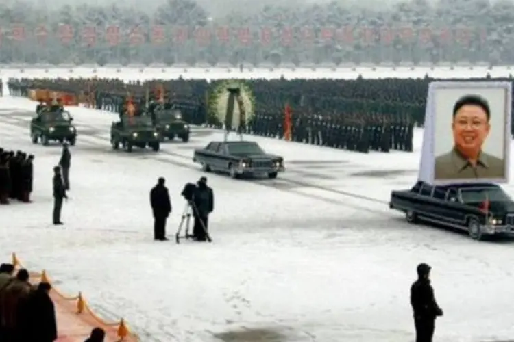 Funeral de Kim Jong-il (Kcna /AFP)