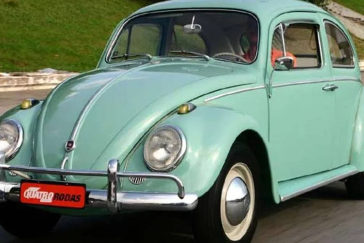 O "Beetle", como é chamado em inglês, deixou de ser vendido nos Estados Unidos em 1979, mas continuou sendo fabricado no México e no Brasil (Quatro Rodas/Quatro Rodas)