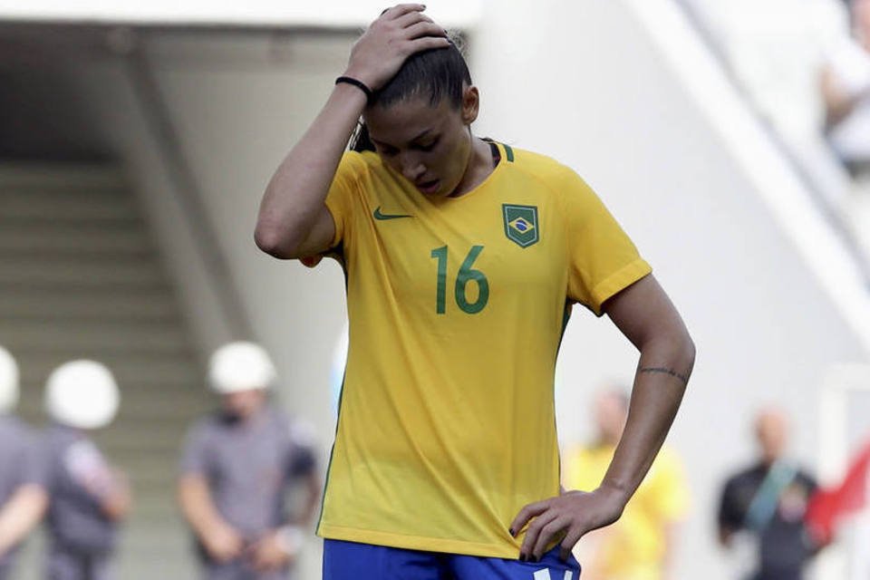 Futebol feminino perde para o Canadá e fica sem medalha