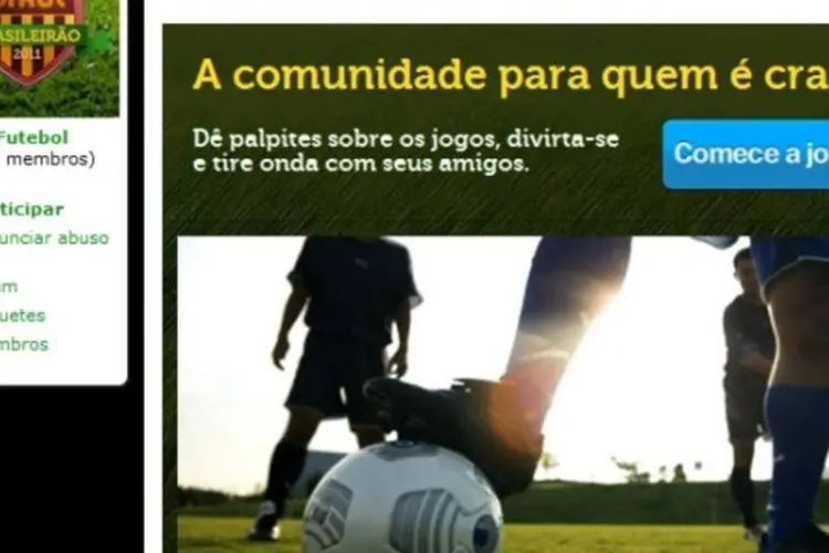 Comunicade de futebol do Orkut (Divulgação)