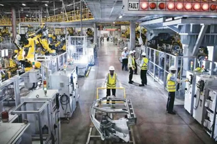 Futura fábrica da Hyundai, no interior paulista: o setor automotivo foi o que registrou maior queda na produção e no emprego, de maio para junho (Germano Lüders/EXAME.com)