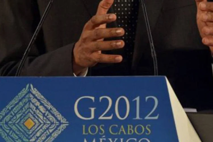 
	C&uacute;pula do G20 em Los Cabos, no M&eacute;xico: o crescimento registrou contra&ccedil;&atilde;o na Austr&aacute;lia, Jap&atilde;o e Coreia do Sul
 (Cris Bouroncle/AFP)
