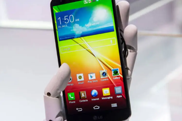 LG G2, novo smartphone da LG (Andrew Burton/Getty Images)