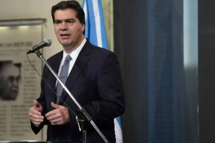 
	O chefe de Gabinete da presid&ecirc;ncia argentina, Jorge Capitanich
 (Daniel Garcia/AFP)