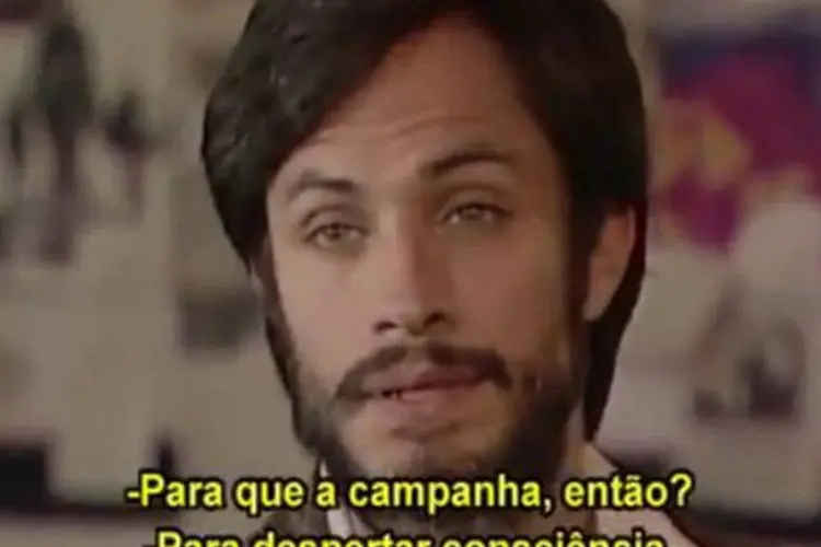 
	Gael Garc&iacute;a Bernal, que interpreta Ren&eacute; Saavedra em &quot;No&quot;
 (Reprodução)