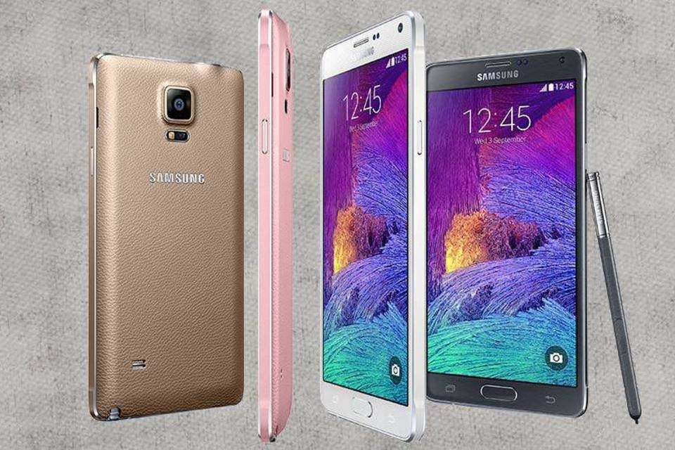 Galaxy Note 4, o smartphone top da Samsung, chega ao Brasil