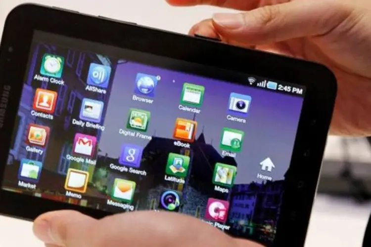 O Galaxy Tab, da Samsung, é um dos tablets homologados pela Anatel para venda no Brasil (Sean Gallup/Getty Images)