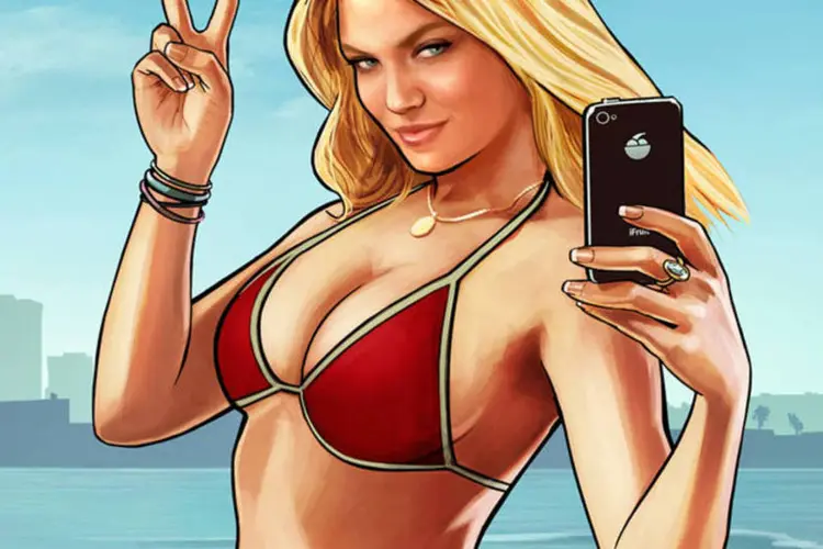 Grand Theft Auto V, da Rockstar Games: Lindsay Lohan diz que a personagem Lacey Jonas foi inspirada nela (Reprodução)