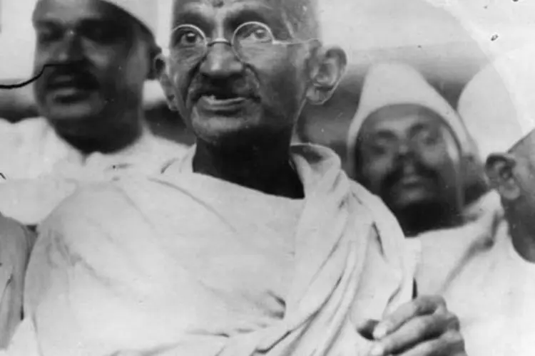 
	Mahatma Gandhi: l&acirc;minas foram obtidas em 1924, quando o pai do movimento de independ&ecirc;ncia da &Iacute;ndia se recuperava da remo&ccedil;&atilde;o do ap&ecirc;ndice
 (Getty Images)
