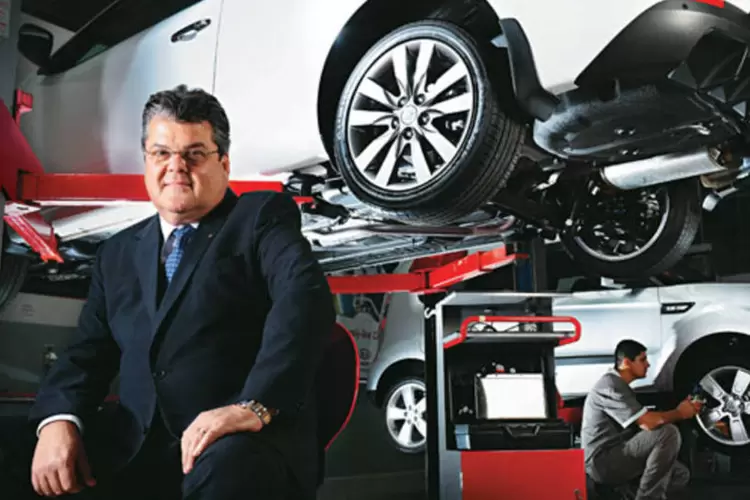 Gandini, presidente da Kia: poderíamos ter vendido mais de 100.000 automóveis neste ano (Germano Lüders/EXAME.com)
