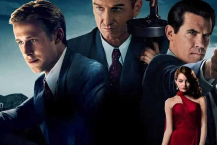 
	Novo filme de Ryan Gosling e Sean Penn, &quot;Ca&ccedil;a aos G&acirc;ngsteres&quot;: o filme conta com grandes atores
 (Divulgação)