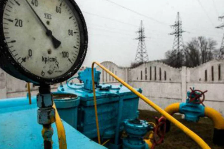 
	Instala&ccedil;&atilde;o de g&aacute;s perto de Kiev, Ucr&acirc;nia: Ucr&acirc;nia afirmou que o pre&ccedil;o est&aacute; alto demais e que n&atilde;o pagaria pelo abastecimento diante dos novos valores
 (Andrey Sinitsin/AFP)