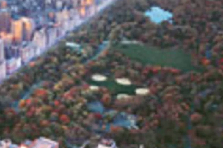No topo de Manhattan: o Central Park parece uma maquete visto de um quarto do Mandarin Oriental
