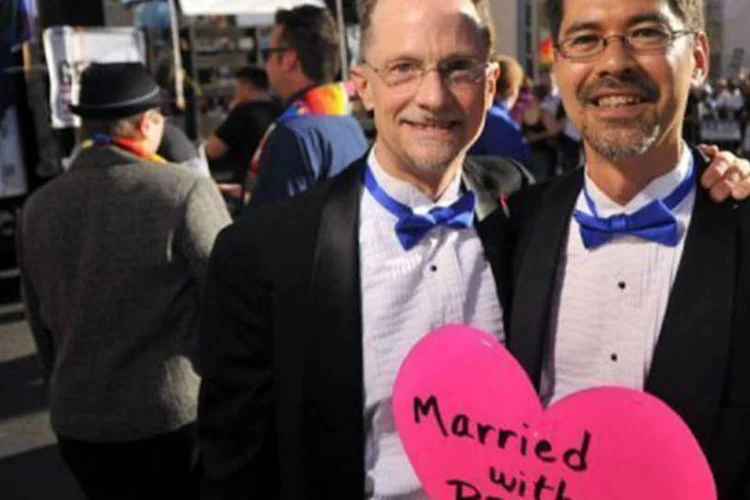 
	Casamento gay: medida j&aacute; &eacute; executada em outras cidades italianas
 (©afp.com / Josh Edelson)