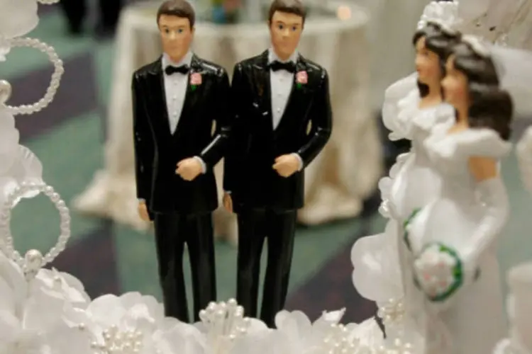 
	Casamento gay: o casamento entre pessoas do mesmo sexo tornou-se legal em 36 dos 50 estados do pa&iacute;s
 (Norm Betts/Bloomberg News)