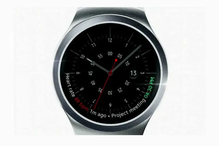 
	Novo smartwatch da Samsung
 (Divulgação/Samsung)