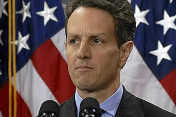 Timothy Geithner, secretário do Tesouro dos EUA: americanos vão apoiar aumento de participação dos emergentes no FMI (.)