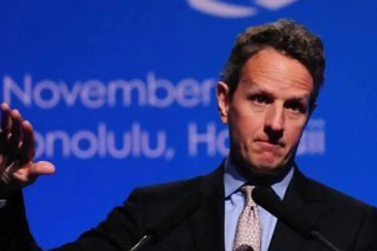 Geithner afirmou que a crise na Europa continua sendo o principal desafio para o crescimento global
 (Richard A. Brooks/AFP)