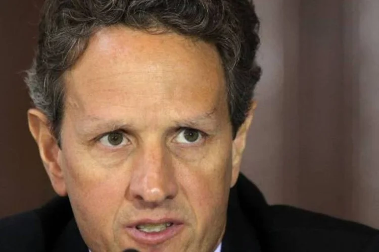 Geithner: "Demonstraram uma assombrosa falta de conhecimento sobre a matemática básica do orçamento fiscal dos EUA" (Alex Wong/Getty Images)