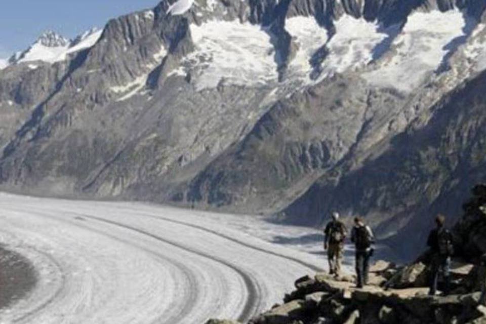 Três quartos das geleiras alpinas podem desaparecer em 2100