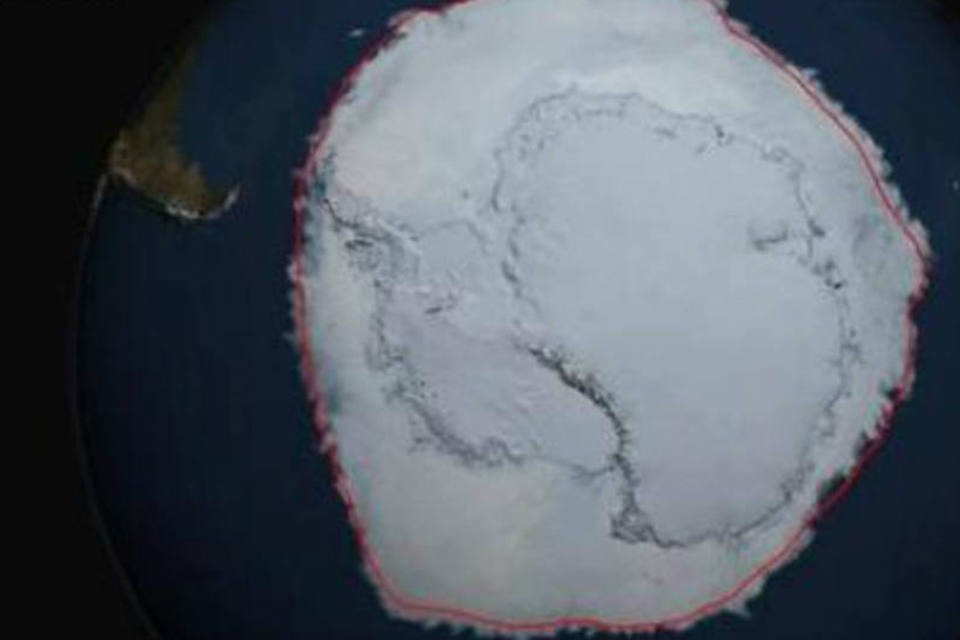 Cobertura de gelo na Antártica é a maior dos últimos 40 anos