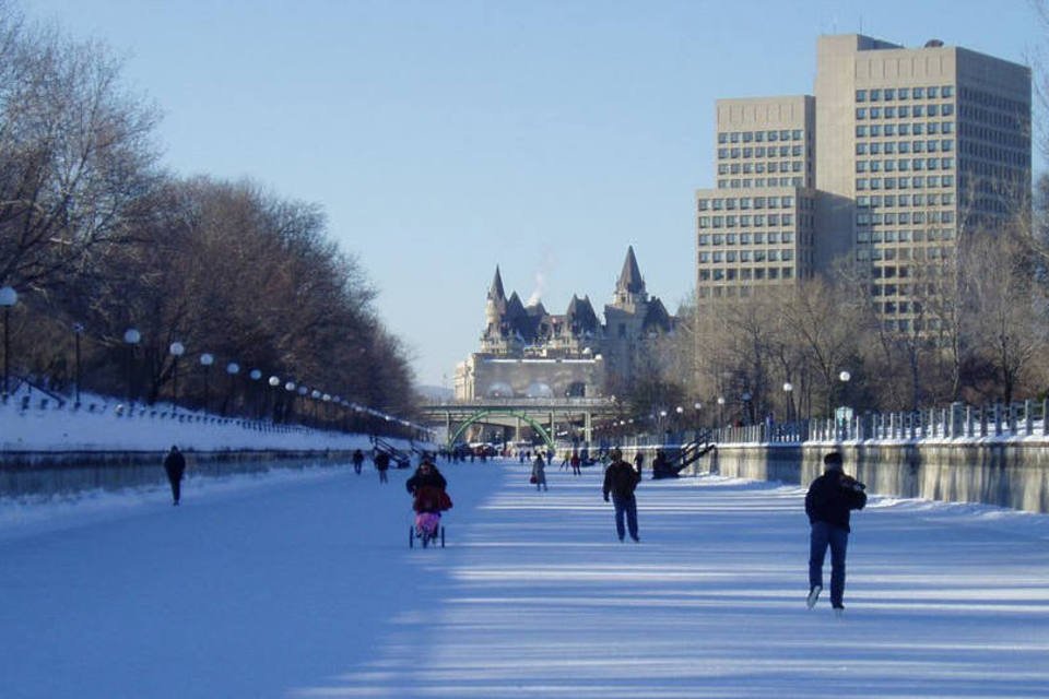 Ottawa, na província de Ontario, no Canadá: país se junta ao grupo que vai experimentar com renda mínima (SimonP/Wikimedia Commons)