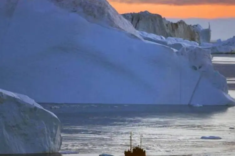 
	&Aacute;rtico: o Greenpeace alerta que o degelo no &Aacute;rtico alterar&aacute; os padr&otilde;es meteorol&oacute;gicos em latitudes m&eacute;dias do hemisf&eacute;rio norte
 (Getty Images)