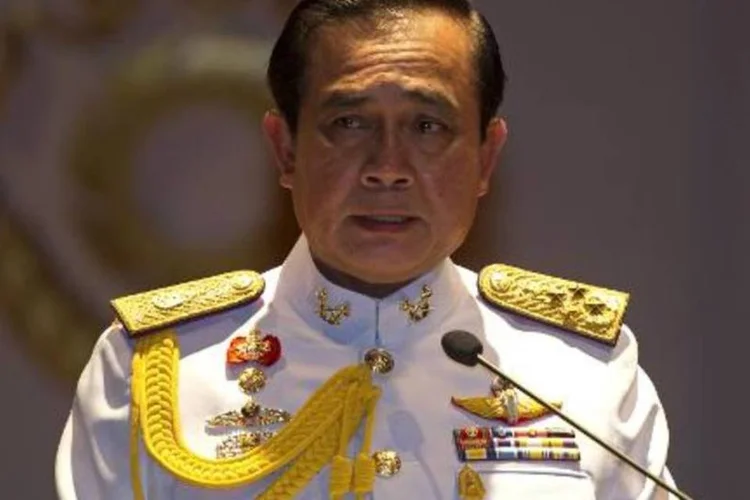 
	General tailand&ecirc;s Prayut Chan-O-Cha: junta prendeu temporariamente v&aacute;rios pol&iacute;ticos
 (Pornchai Kittiwongsakul/AFP)