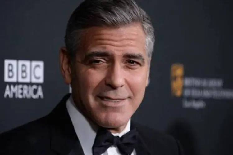 O ator George Clooney: prêmio já foi atribuído a grandes figuras do cinema (Joe Klamar/AFP)
