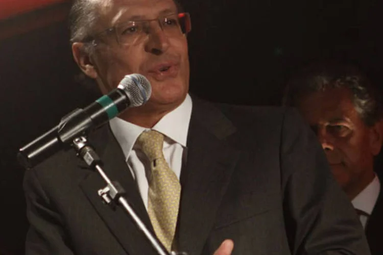 
	Geraldo Alckmin: governador disse que conv&ecirc;nio para compartilhamento dos trilhos da CPTM com o transporte de carga termina em 2016
 (Rafael Cusato/Contigo)