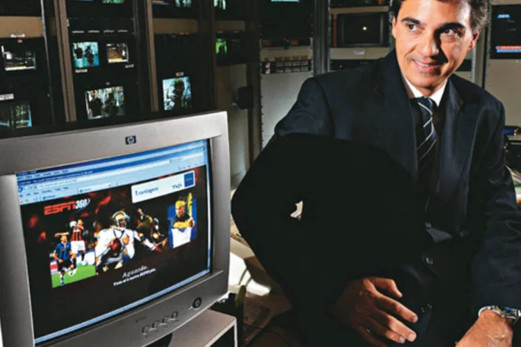 Hartenstein, da ESPN: novo portal apenas para usuários de conexão à internet da Telefônica (Germano Lüders/EXAME.com)